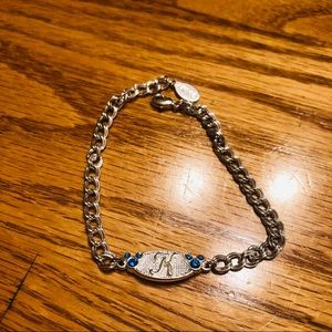 LIKE NEW Disney Parks K initial Bracelet